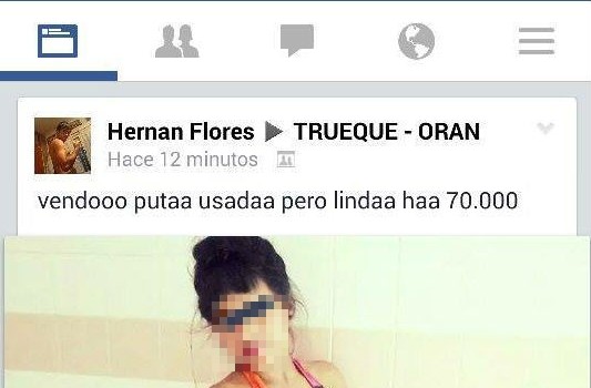 Lo por intentar vender vírgenes en Facebook - Cosecha Roja