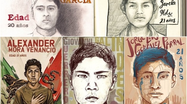 ilustradores con ayotzinapa