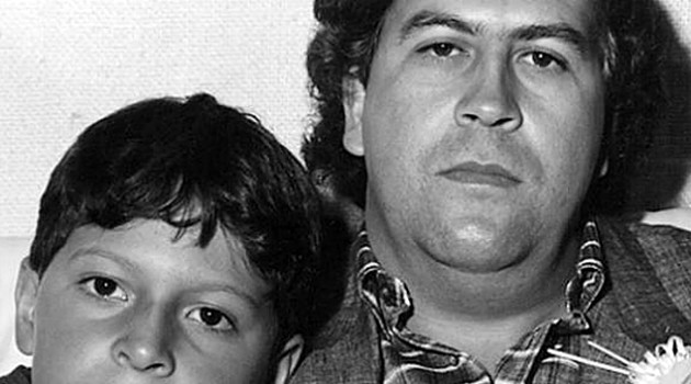 pablo escobar y su hijo