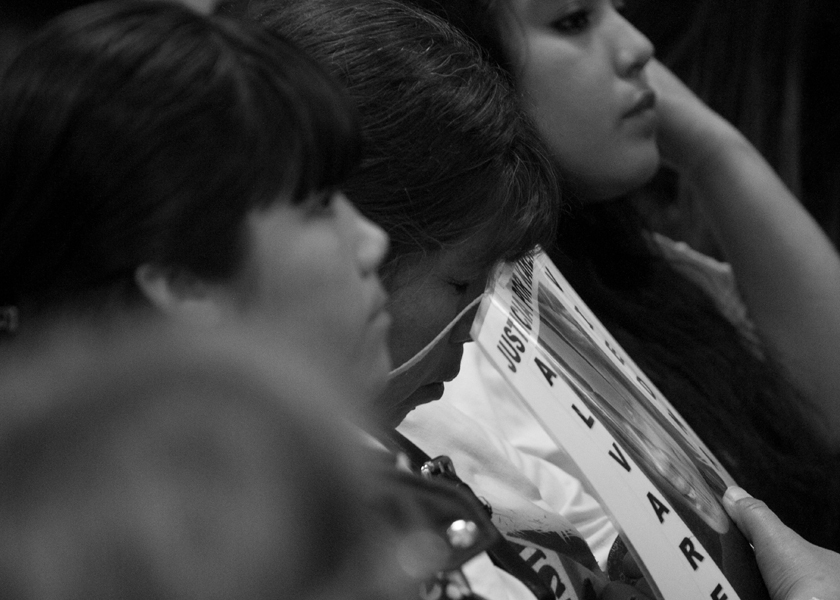 viedma -21/11/16 Juicio Oral y Publico por el crimen de Karen Alvarez, en el auditorium del del Superior Tribunal de justicia de Rio Negro. foto Pablo Leguizamon