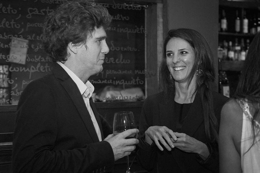 La periodista Soledad Barruti y el editor Juan Boido.