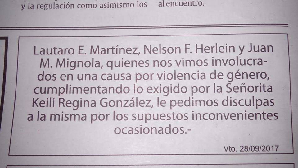 Pedido disculpas a una trans