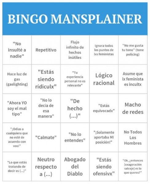 bingo mansplainer (epico)