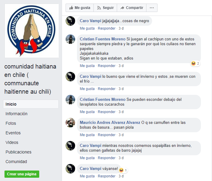 comunidad haitiana en chile