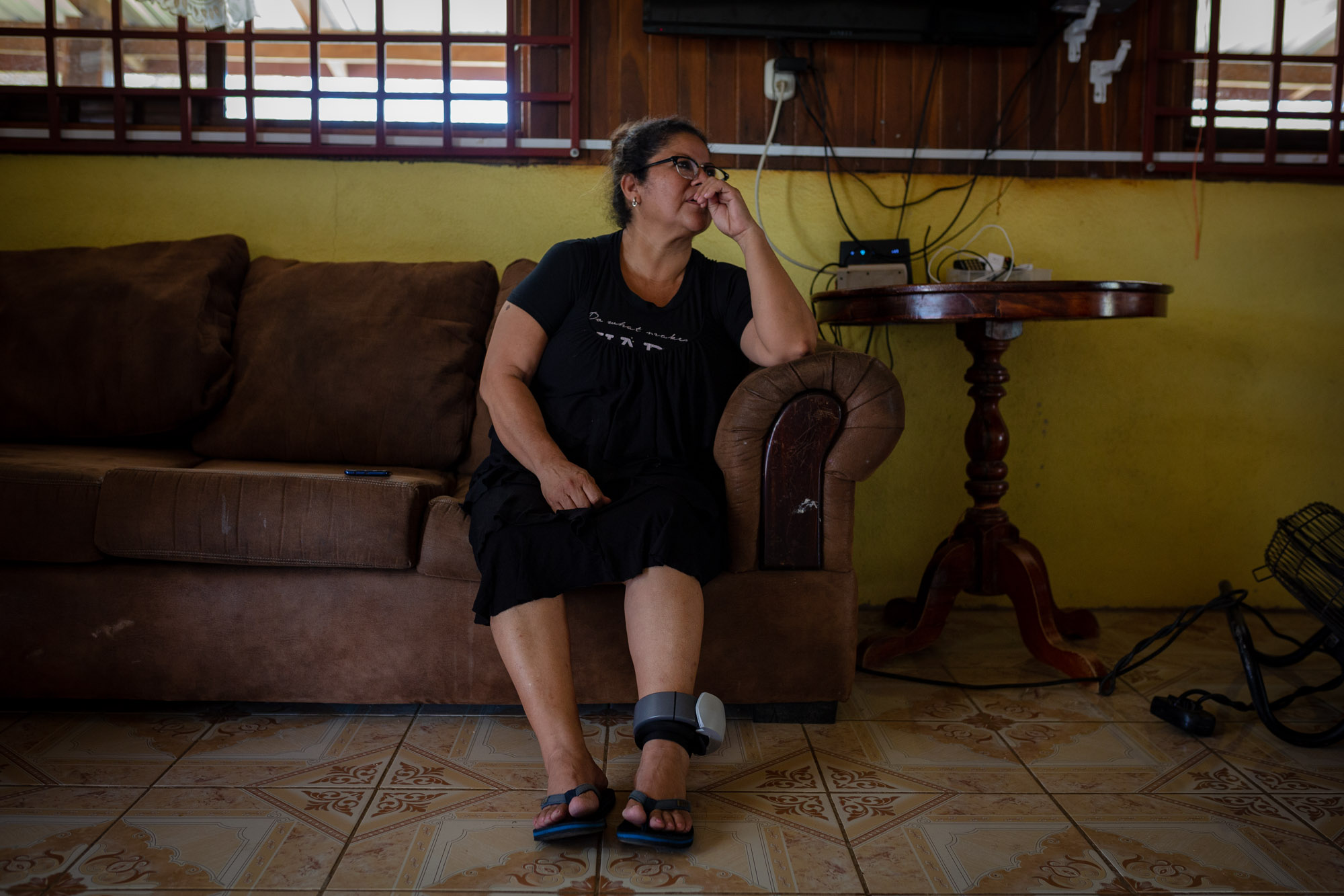 López Martínez, ‘Mamá África’, en su casa en la provincia de Guanacaste. Fotografía: César Arroyo / La Voz de Guanacaste 