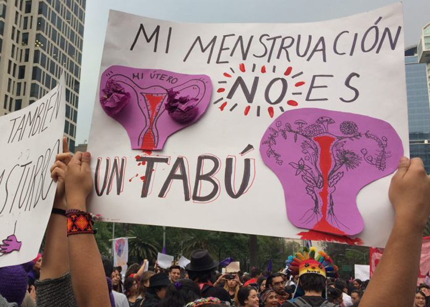 Por un día para la menstruación de les estudiantes