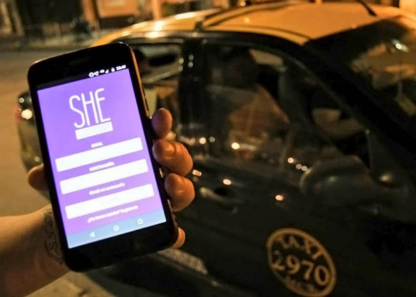 La app She Taxi llegó a Buenos Aires