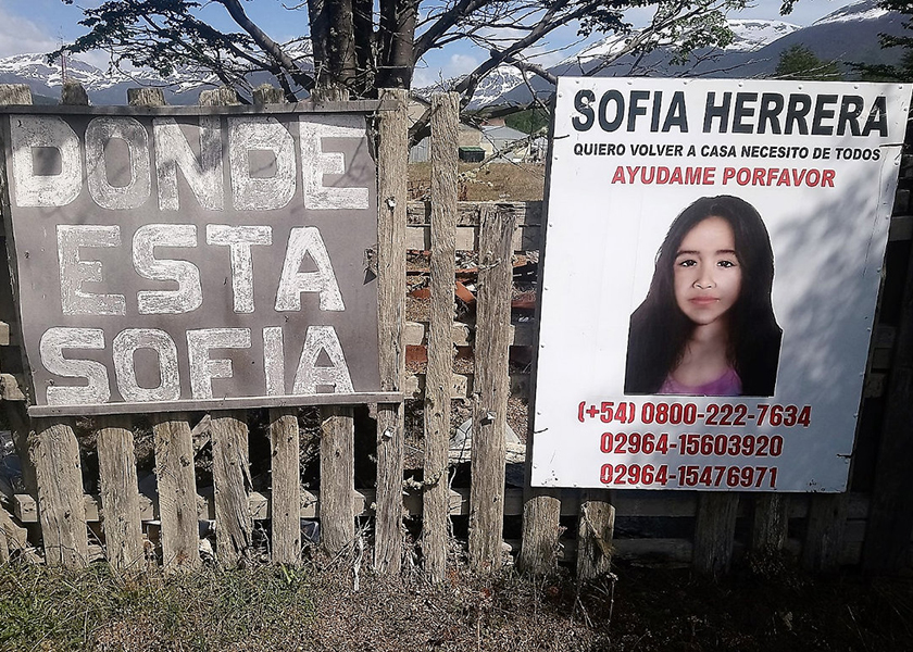 Sofía Herrera y las fake news alrededor de su búsqueda